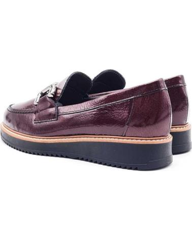 PITILLOS MOKASSINS 10760 AUS LACKLEDER IN BORDEAUX ROJO