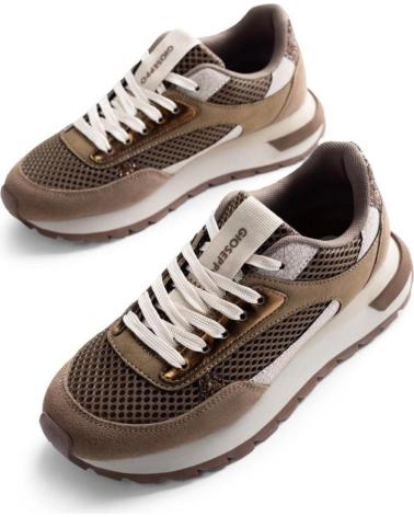 GIOSEPPO ZAPATILLAS PIEL Y REJILLA FUNKLEY 76494 MARRóN