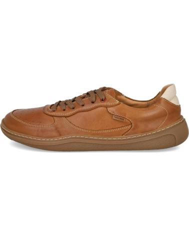PIKOLINOS ARANJUEZ U9F-6363C1 - BAREFOOT LACE-UP SNEAKERS IN BRANDY COLOR BRANDY