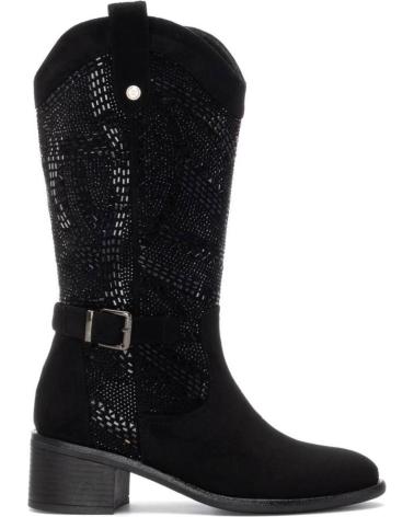 STIVALI XTI 144321 NERI CON DESIGN INCISO NEGRO