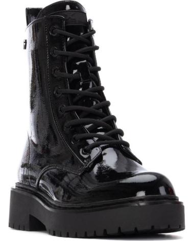 XTI 144390 BLACK LACE-UP BOOT NEGRO