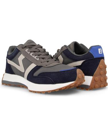 PAREDES FORTALENY SNEAKERS CASUAL GRIGIO-BLU GRIS AMARILLO GRIS AMARILLO