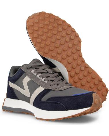 PAREDES FORTALENY SNEAKERS CASUAL GRIGIO-BLU GRIS AMARILLO GRIS AMARILLO