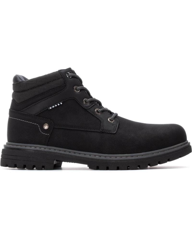 XTI WOMEN'S BOOTS 144564 BLACK WITH LACES NEGRO
