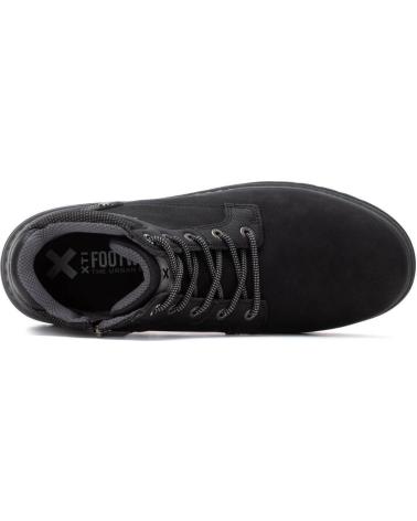 XTI WOMEN'S BOOTS 144564 BLACK WITH LACES NEGRO