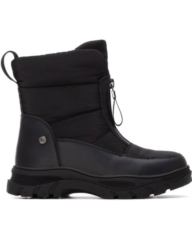 STIVALI XTI 151383 NERI CON CERNIERA FRONTALE NEGRO