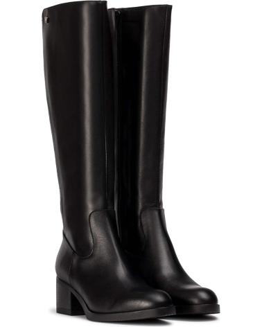 WONDERS BOTAS DE TACON MUJER 6250 NEGRO