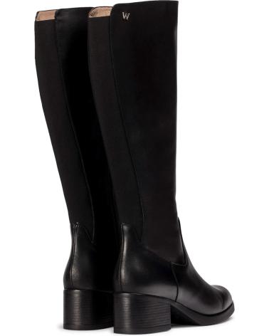 WONDERS BOTAS DE TACON MUJER 6250 NEGRO