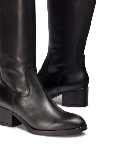 WONDERS BOTAS DE TACON MUJER 6250 NEGRO