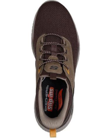 SKECHERS SLIP-INS 211190 - BASKETS DÉCONTRACTÉES HOMME (MARRON) MARRON