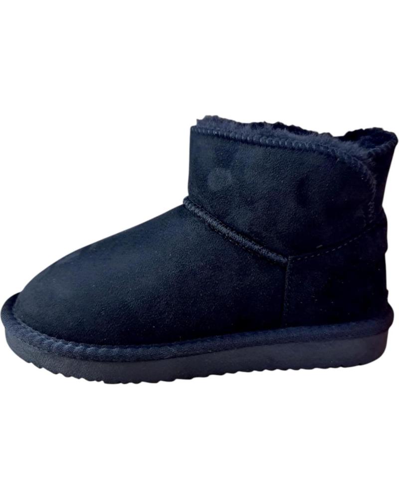XTI FUR-LINED BOOTS 151413 - BLACK NEGRO