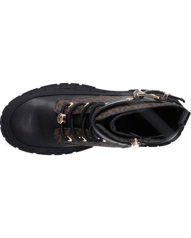 BOTAS MICHAEL KORS BLAKE COLBY MK02620004 NAPPA PU NEGRO/MARRÓN LOGO BLACK NAPPA PU - BROWN - BUTTERNUT LOGO PU