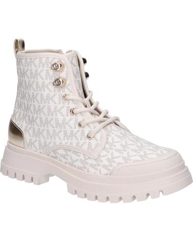 MICHAEL KORS STIEFEL PAYTON MK02734257 VANILLA LOGO PU - VANILLA NAPPA PU VANILLA LOGO PU - VANILLA NAPPA PU
