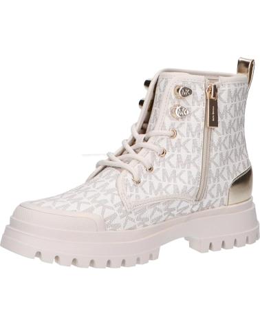 MICHAEL KORS STIEFEL PAYTON MK02734257 VANILLA LOGO PU - VANILLA NAPPA PU VANILLA LOGO PU - VANILLA NAPPA PU