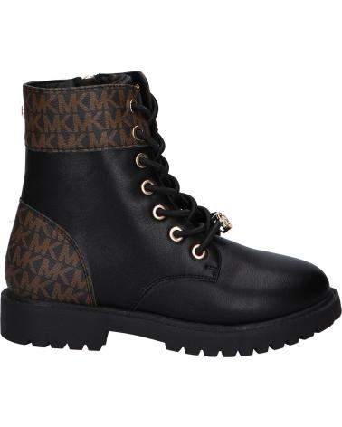 MICHAEL KORS BOTAS MADELINE ALISTAIR MK03436001 BLACK NAPPA PU - BROWN BUTTERNUT LOGO BLACK NAPPA PU - BROWN - BUTTERNUT LOGO PU