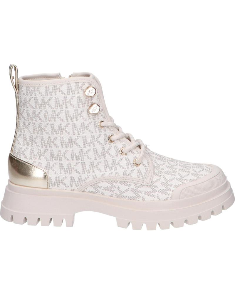 MICHAEL KORS STIEFEL PAYTON MK02734257 VANILLA LOGO PU - VANILLA NAPPA PU VANILLA LOGO PU - VANILLA NAPPA PU