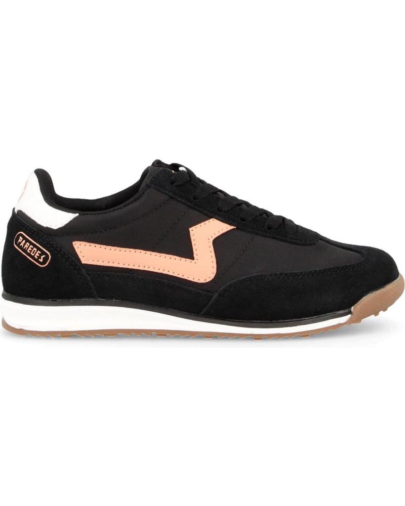 PAREDES ZAPATILLAS CASUAL PARA MUJER CHELVA NEGRO