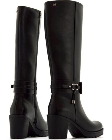 BOTA ALTA MARIA MARE 63618 NEGRA CON HEBILLA NEGRO