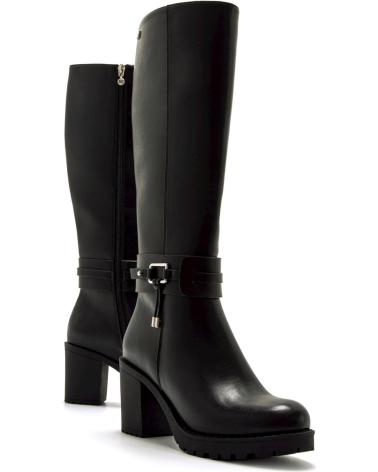 BOTA ALTA MARIA MARE 63618 NEGRA CON HEBILLA NEGRO
