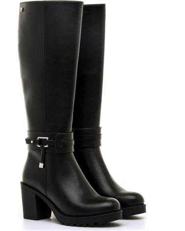 BOTA ALTA MARIA MARE 63618 NEGRA CON HEBILLA NEGRO