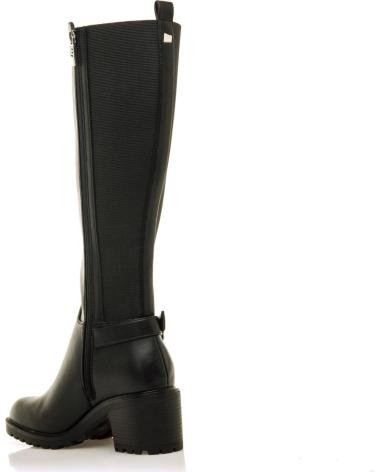 STIVALE ALTO MTNG 55166 NERO CON FIBBIA NEGRO