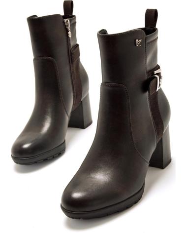 ABSATZSTIEFELETTE MARIA MARE 63606 BRAUN MIT ZIERSCHNALLE MARRóN