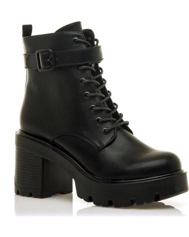 BOTTINES MTNG 54839 NOIRES À PLATEFORME ET SANGLE AJUSTABLE NEGRO