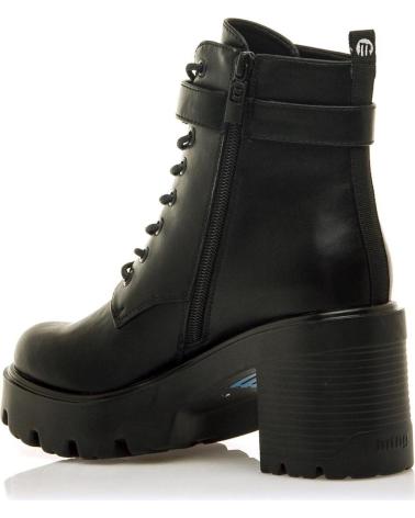 BOTTINES MTNG 54839 NOIRES À PLATEFORME ET SANGLE AJUSTABLE NEGRO