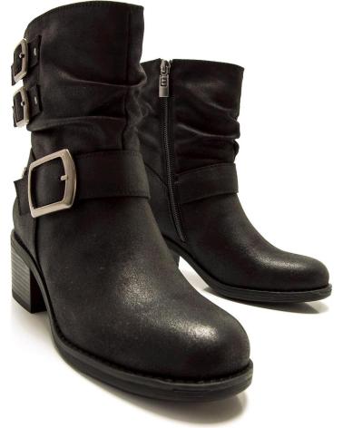 MTNG BOTINES DE TACON MUJER MUSTANG 54664 NEGRO