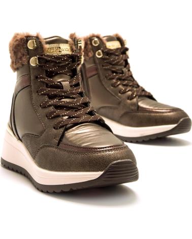 BOTÍN MARIA MARE 63635 MARRÓN CON FORRO DE PELO MARRóN