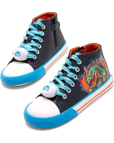 ZAPATILLAS ALTAS MTNG 49335 CON DRAGÓN AZUL AZUL