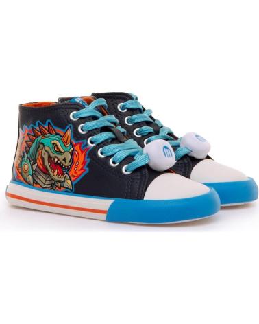 ZAPATILLAS ALTAS MTNG 49335 CON DRAGÓN AZUL AZUL