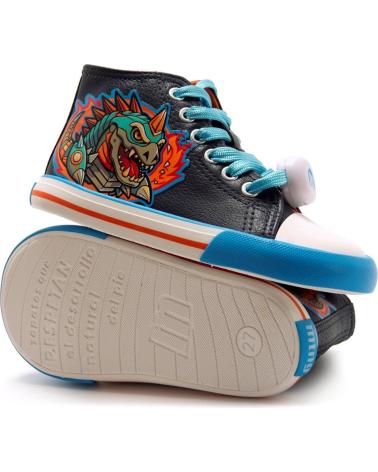ZAPATILLAS ALTAS MTNG 49335 CON DRAGÓN AZUL AZUL