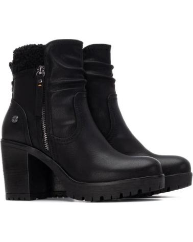 REFRESH 173199 NEGROS CON TACÓN NEGRO