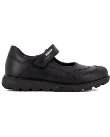 PABLOSKY MERCEDITAS COLEGIALES VELCRO PARA NIÑA 334210 BOX NEGRO NEGRO