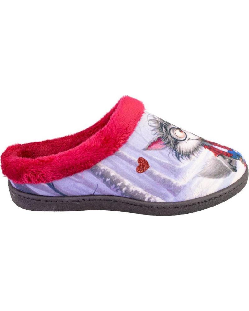 PANTOFOLE PLUMAFLEX 12213CHICA CAPA ROSSE ROJO