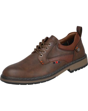 REFRESH 172154 ZAPATOS DE CORDONES HOMBRE MARRON