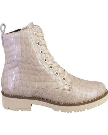 STIVALI IN PELLE PITILLOS 10774 PIETRA CON LACCI E CERNIERA PIEDRA