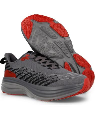 PAREDES ZAPATILLAS DEPORTIVAS PARA HOMBRE ALMUSSAFES -ROJO GRIS