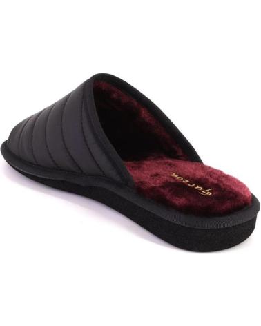 PANTUFAS GARZON P932 390 PRETAS COM FORRO GRANADA NEGRO