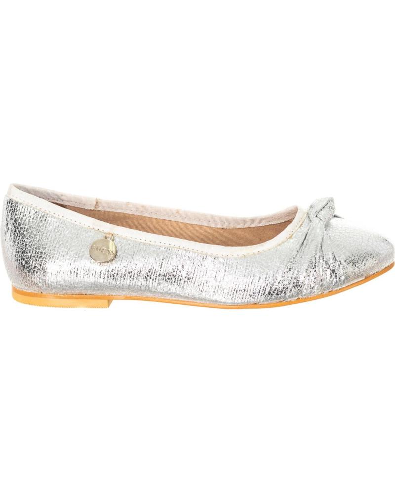 GUESS BAILARINAS ACHAROLADAS DE PUNTERA REDONDA FJMAR3ELE02 PARA M PLATEADO