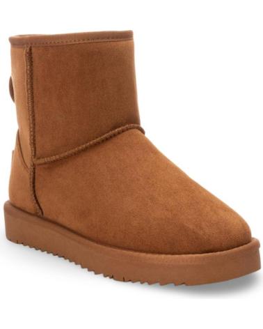 XTI FLAT ANKLE BOOTS 144444 CAMEL BEIGE