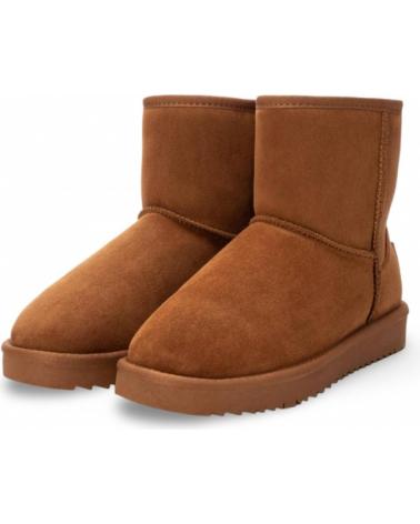 XTI FLAT ANKLE BOOTS 144444 CAMEL BEIGE