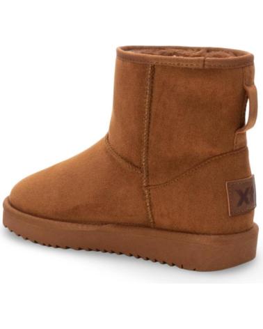 XTI FLAT ANKLE BOOTS 144444 CAMEL BEIGE