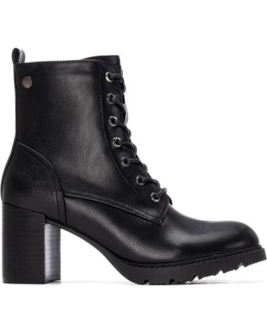 XTI BOTÍN DE TACÓN CON CORDONES 144298 NEGRO NEGRO