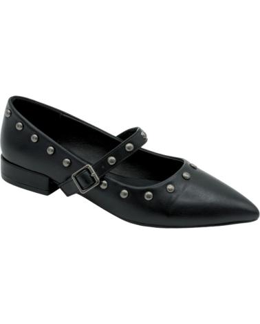 AZAREY SCARPE MARY JANE 608K150 NERE CON BORCHIE NEGRO