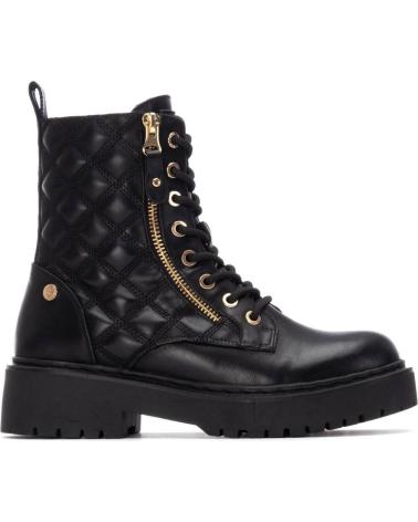 XTI BOTAS MILITARES MUJER BASIC 130409 01 MILITAR CREMALLERA VIS NEGRO