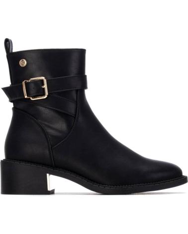 XTI BOTAS VESTIR MUJER BASIC 130567 01 BOTIN CORREA HEBILLA CUEL NEGRO