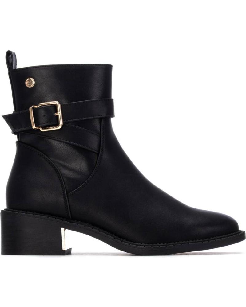 XTI BOTAS VESTIR MUJER BASIC 130567 01 BOTIN CORREA HEBILLA CUEL NEGRO