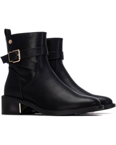 XTI BOTAS VESTIR MUJER BASIC 130567 01 BOTIN CORREA HEBILLA CUEL NEGRO